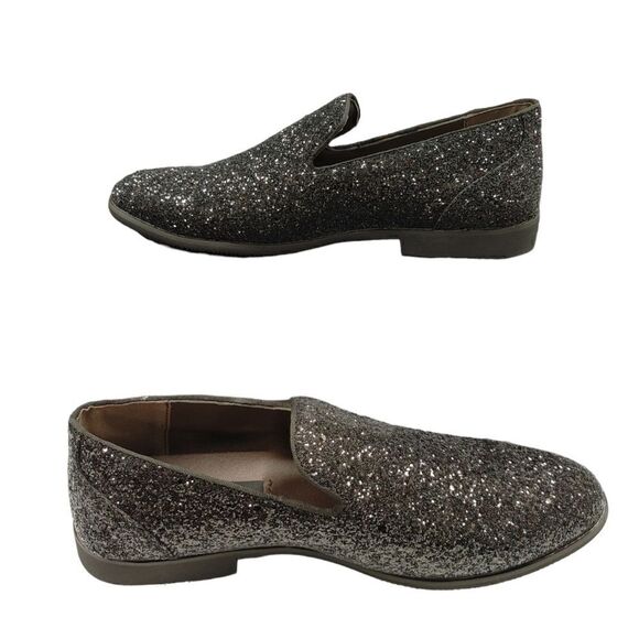 MEN'S FREDERICO LEONE BLACK SPARKLE TUXEDO SHOE. FS350. - Picture 3 of 8